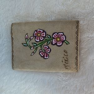 Flower wallet from Mexico